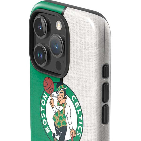 NBA Boston Celtics Canvas iPhone 16 Pro Impact Case